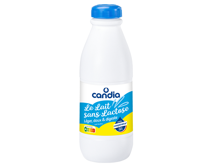 Le Lait Sans Lactose 1/2 écrémé 1L