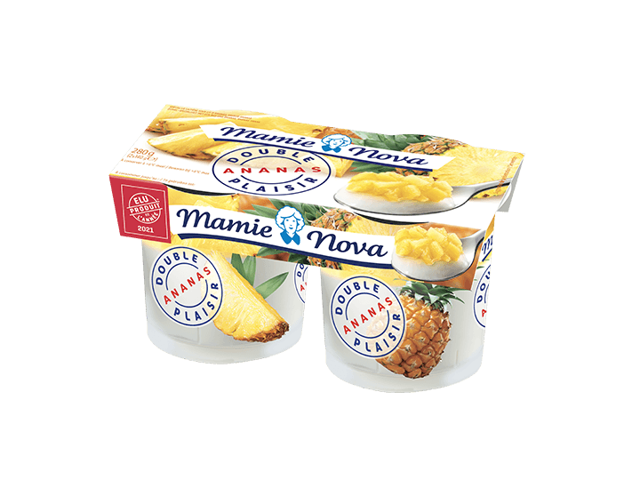 Double Plaisir Ananas 2x140g