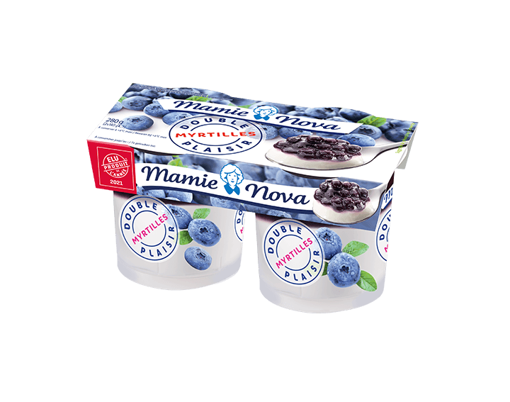 Double Plaisir Myrtille 2x140g
