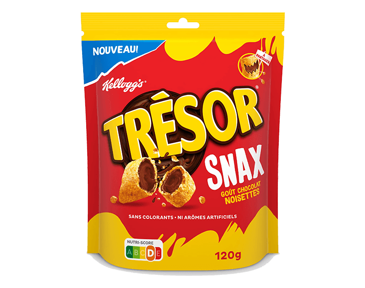 Trésor Snax Chocolat Noisettes 120g