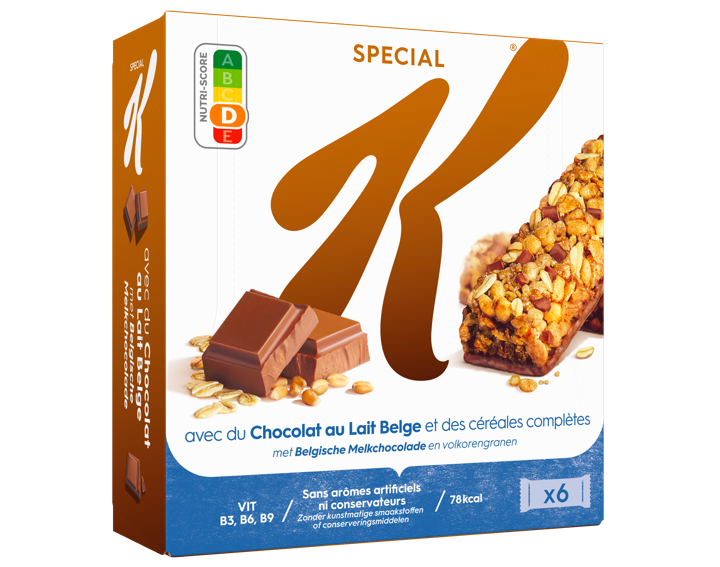 Barres Special K Croustillantes au Chocolat au Lait