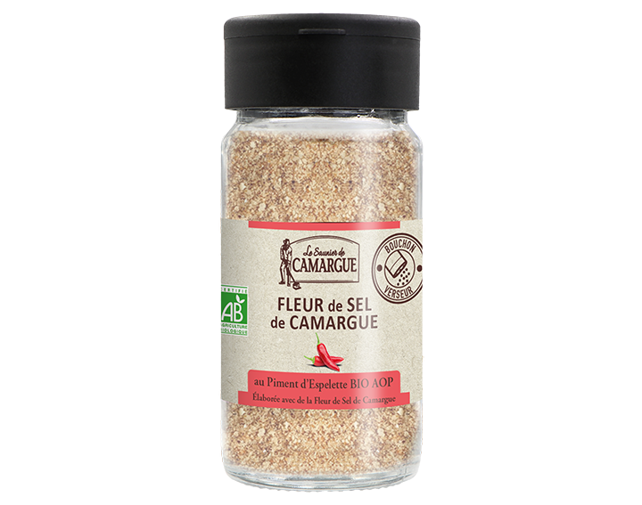 Fleur de Sel au Piment d'Espelette BIO - 80g