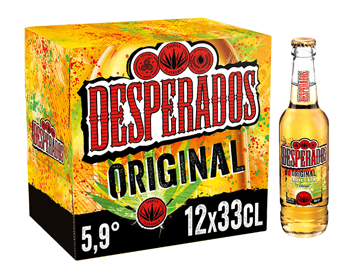 Desperados Original bière aromatisée tequila 12x33cl 5.9°