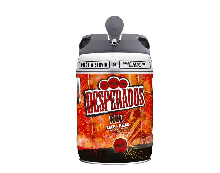 Desperados Red bière aromatisée tequila guarana Fût 5L 5.9°