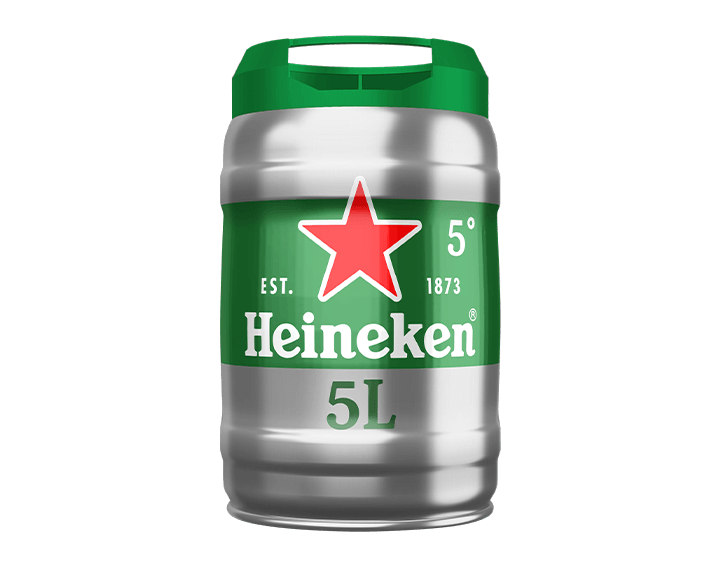 Heineken bière blonde Fût 5L 5°