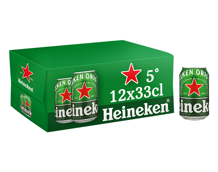 Heineken bière blonde 12x33cl 5°