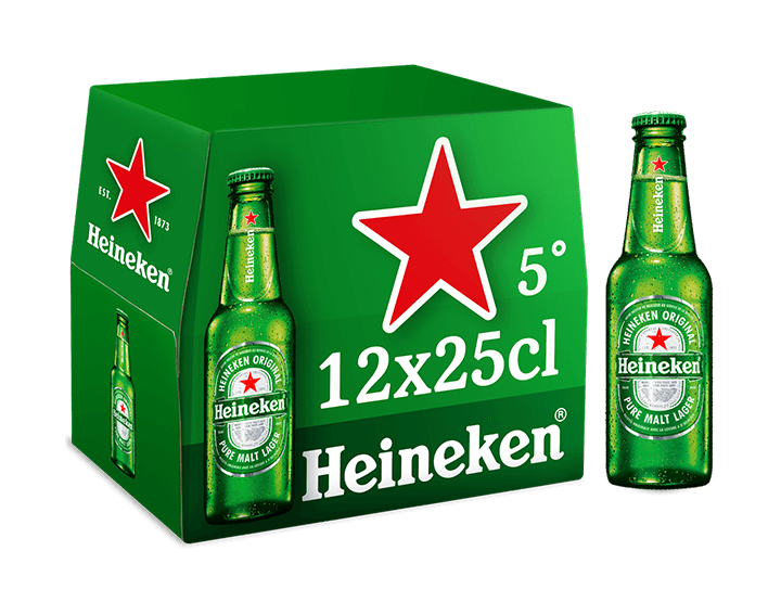 Heineken bière blonde 12x25cl 5°