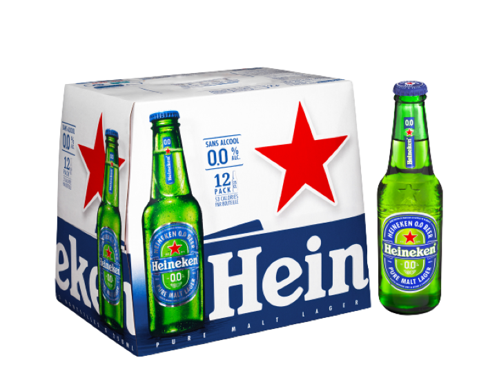 Heineken 0.0 bière blonde sans alcool 12x25cl 0.0°