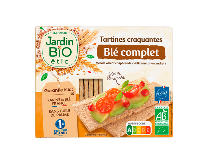 Tartines craquantes blé complet