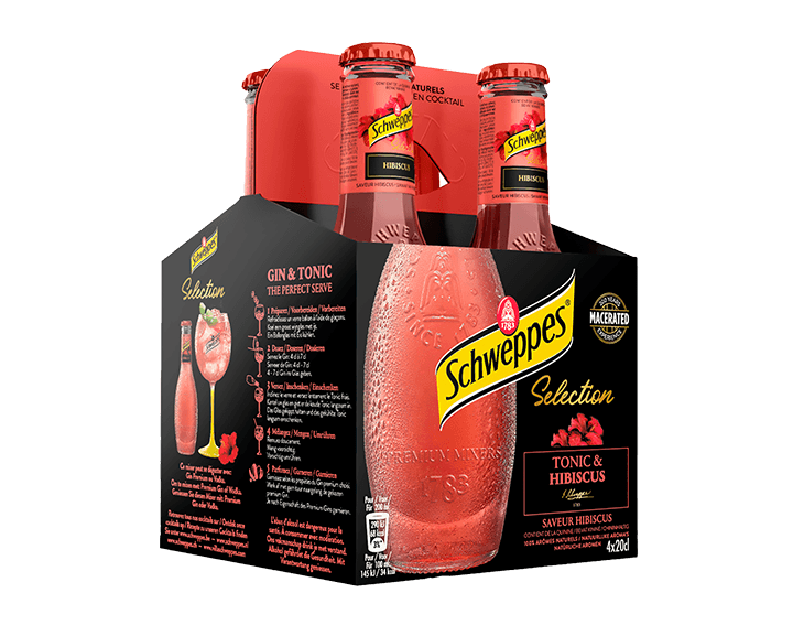 Schweppes Sélection Tonic & Hibiscus 4x20cl