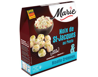 Noix de Saint Jacques au Pesto & Risotto crémeux