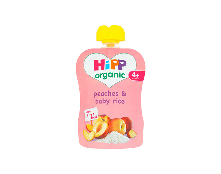 Peaches & baby rice