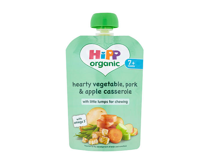 Hearty vegetable, pork & apple casserole