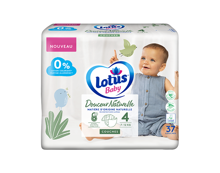 Couches Lotus Baby Douceur Naturelle T4x37