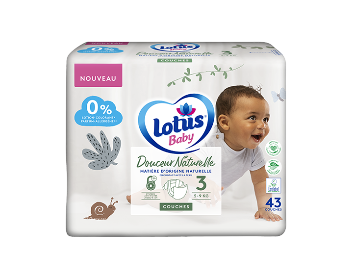 Couches Lotus Baby Douceur Naturelle T3x43