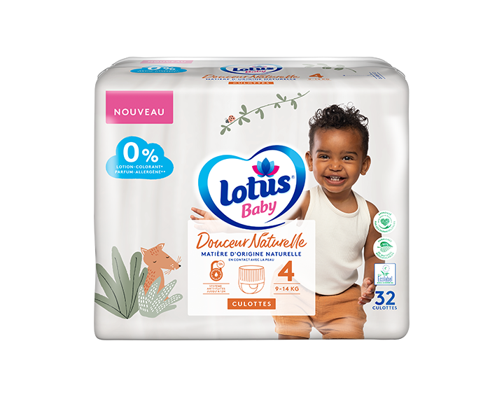 Culottes Lotus Baby Douceur Naturelle T4x32