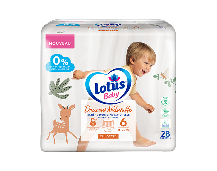Culottes Lotus Baby Douceur Naturelle T6x28