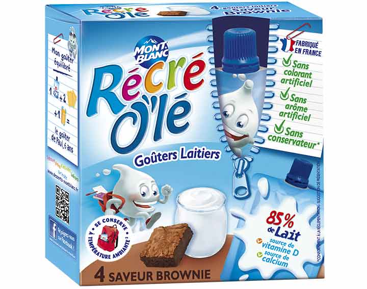 Récré O'lé saveur Brownie x4