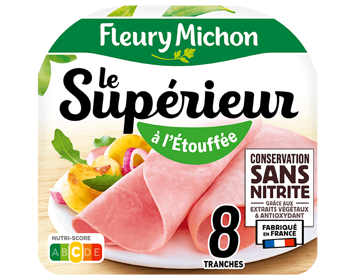 Jambon Le Supérieur conservation sans nitrite - 8 tranches