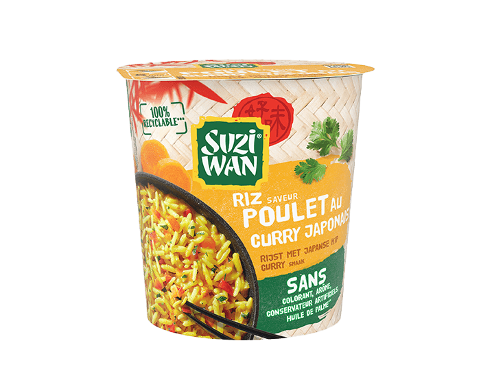 Cup de Riz saveur Poulet au Curry Japonais