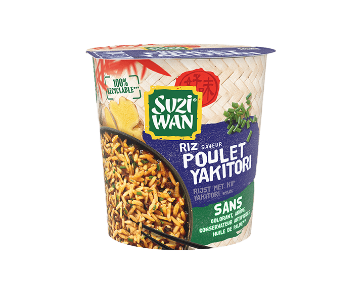 Cup de Riz saveur Poulet Yakitori