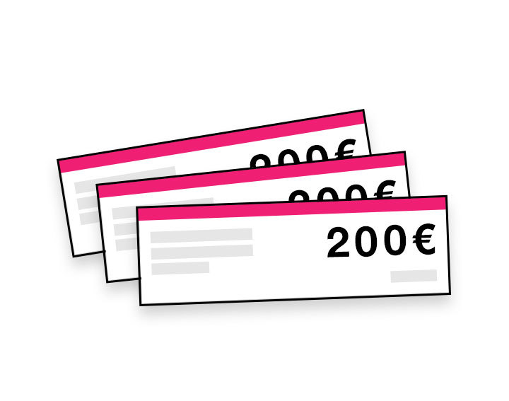 Tentez de gagnez un chèque de 200€ !