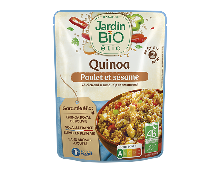 Quinoa poulet sésame