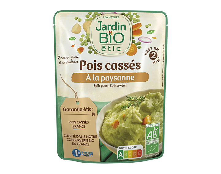 Pois cassés à la paysanne