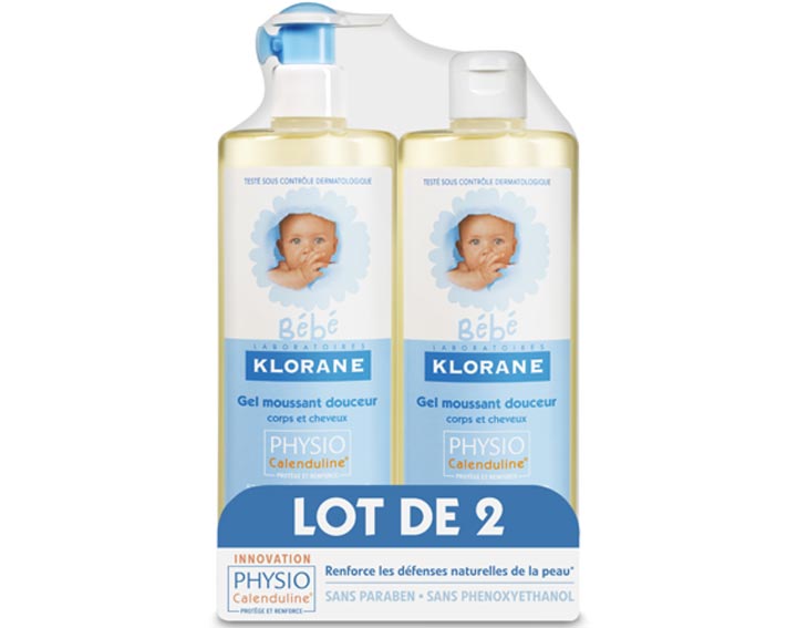 Duo Gel douceur corps et cheveux Klorane