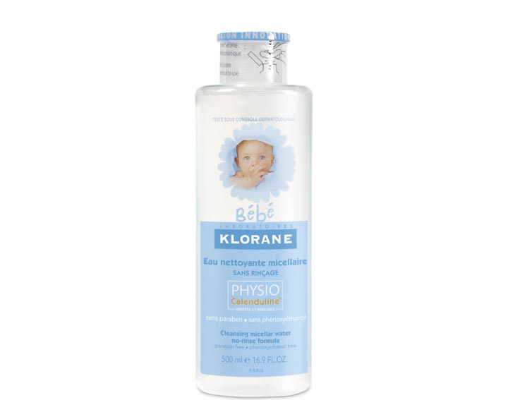 Eau nettoyante micellaire Klorane Bébé 500ml