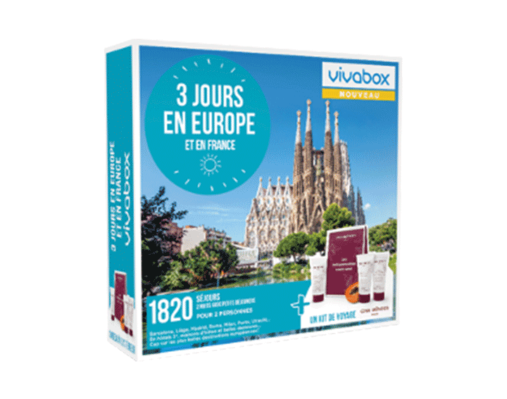 3 jours en Europe et en France - 159,90€