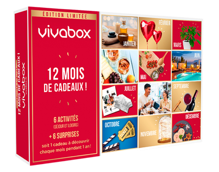 12 mois de cadeaux ! - 149,90€