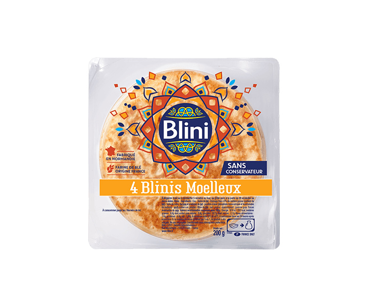 4 blinis Moelleux (200g)