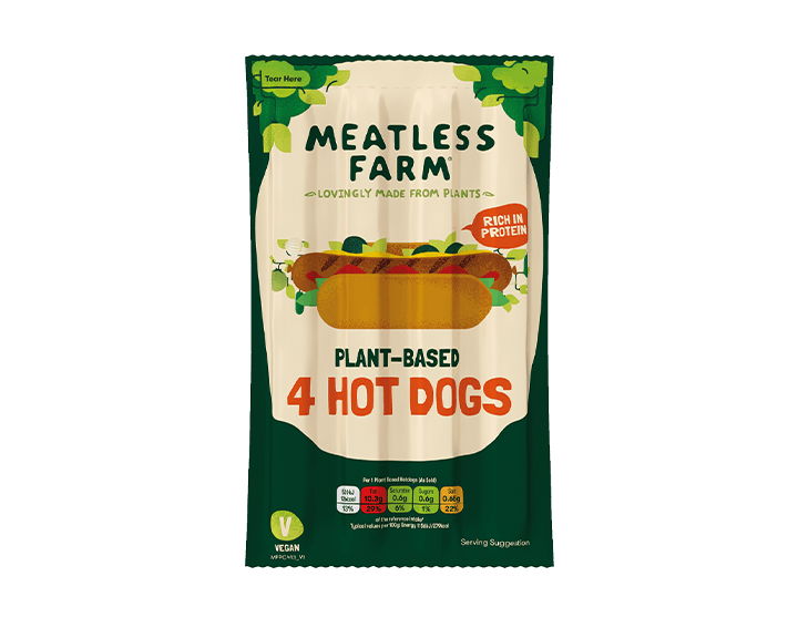 Plant-Based Hot Dogs x4,180g