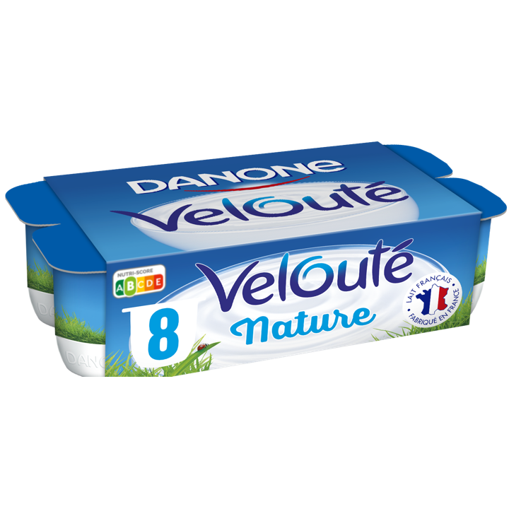 Danone Velouté Nature 125g x8