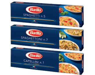 Spaghetti n°5 ou Spaghettoni n°7 ou
Capellini n°1
