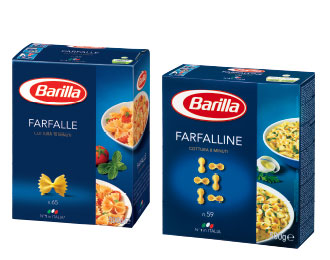 Farfalle ou Farfalline