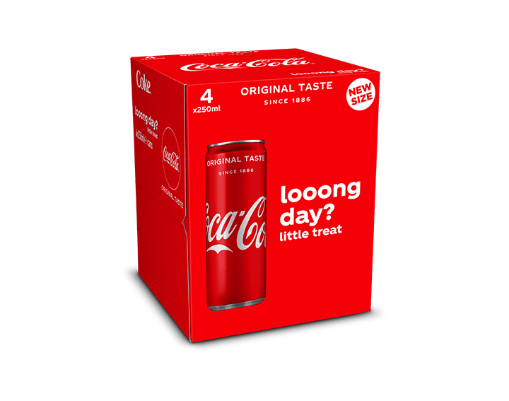 Coke 4x250ml