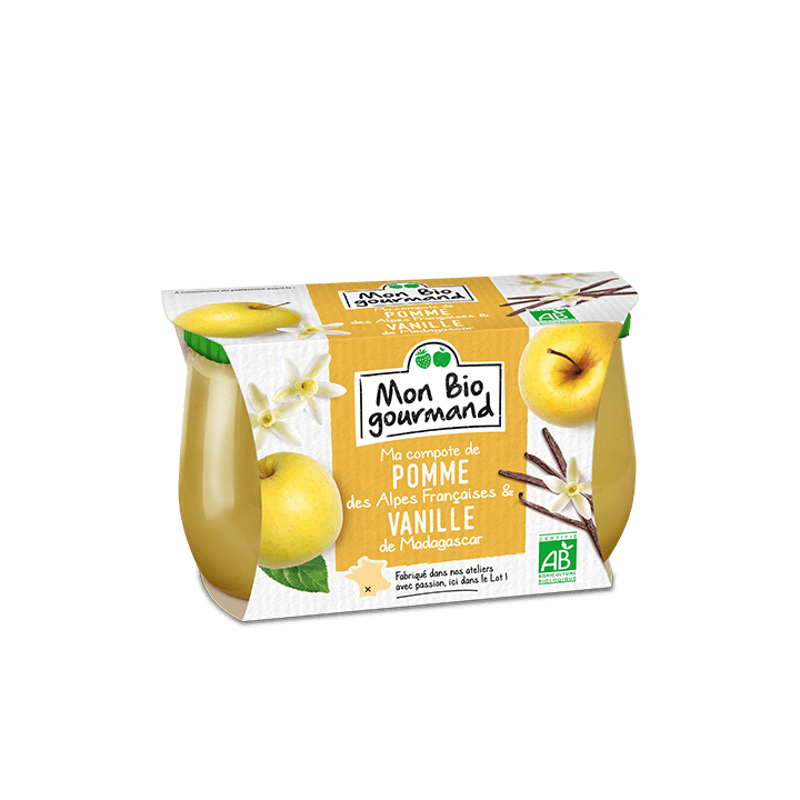 Compote pomme Alpes & vanille Madagascar