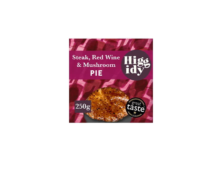 Steak, Mushroom & Red Wine Pie 250g
