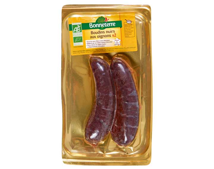 Boudins Noirs aux Oignons x2 Origine France