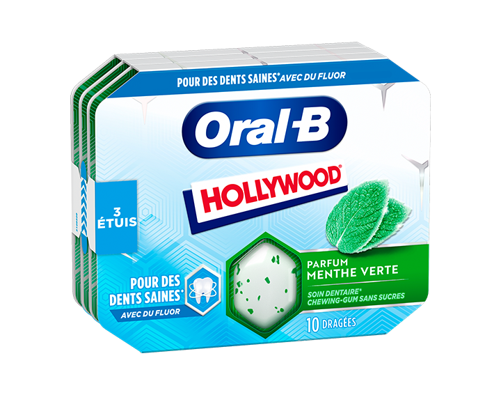 Hollywood - Parfum Menthe Verte - 3x17g