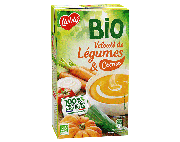 10 Légumes et crème fraiche 1L
