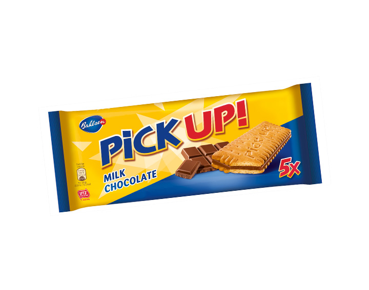 PiCK UP! Pack of 5 Milk Chocolate Bars
