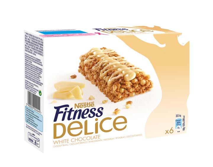 Barres Fitness® Delice Chocolat Blanc