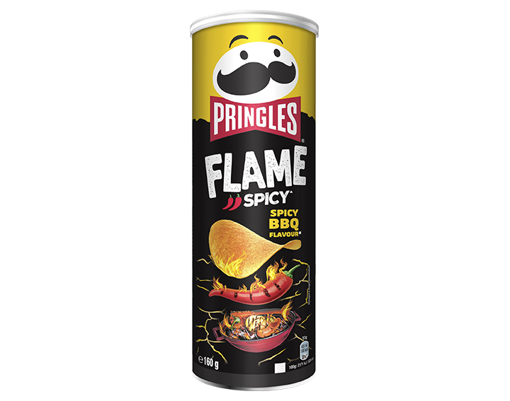 Pringles Flame Spicy BBQ 160g