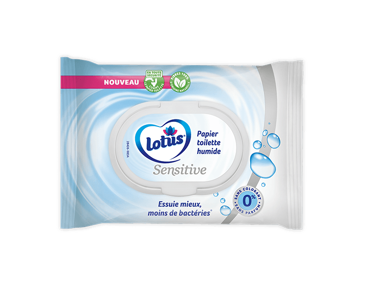 Lotus papier toilette humide Sensitive