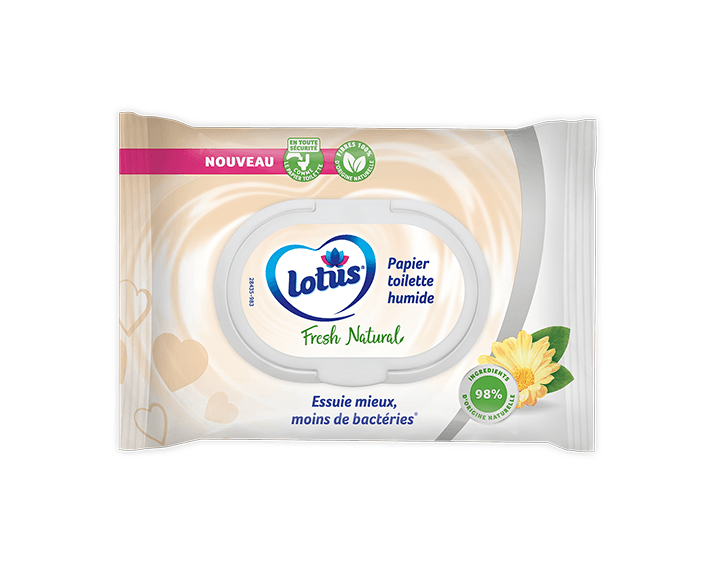 Lotus papier toilette humide FreshNatural