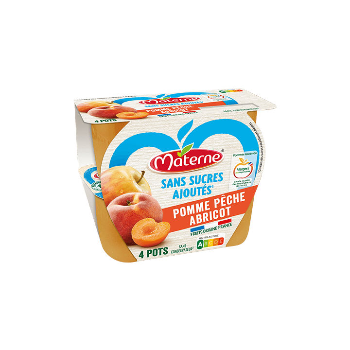 Pomme Pêche Abricot 4x100g