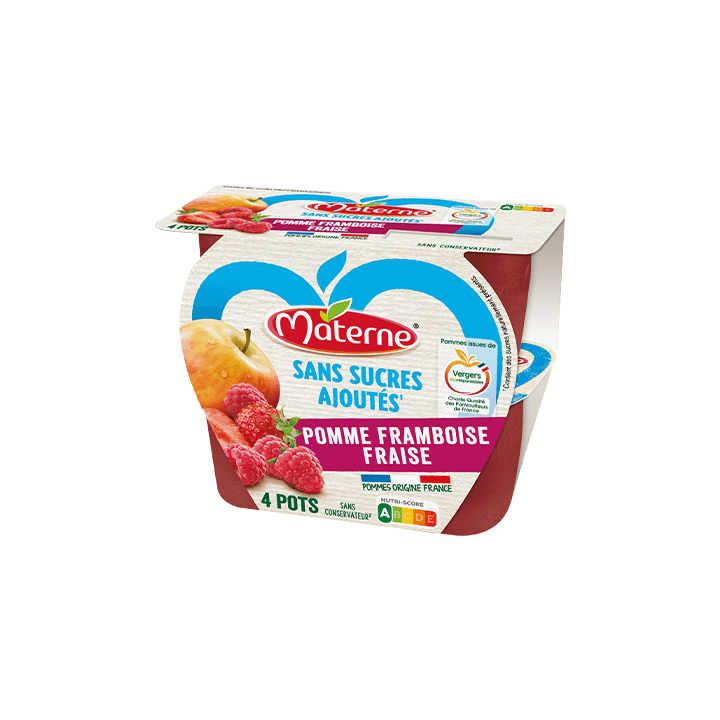 Pomme Framboise Fraise 4x100g